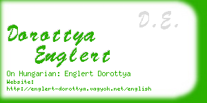 dorottya englert business card